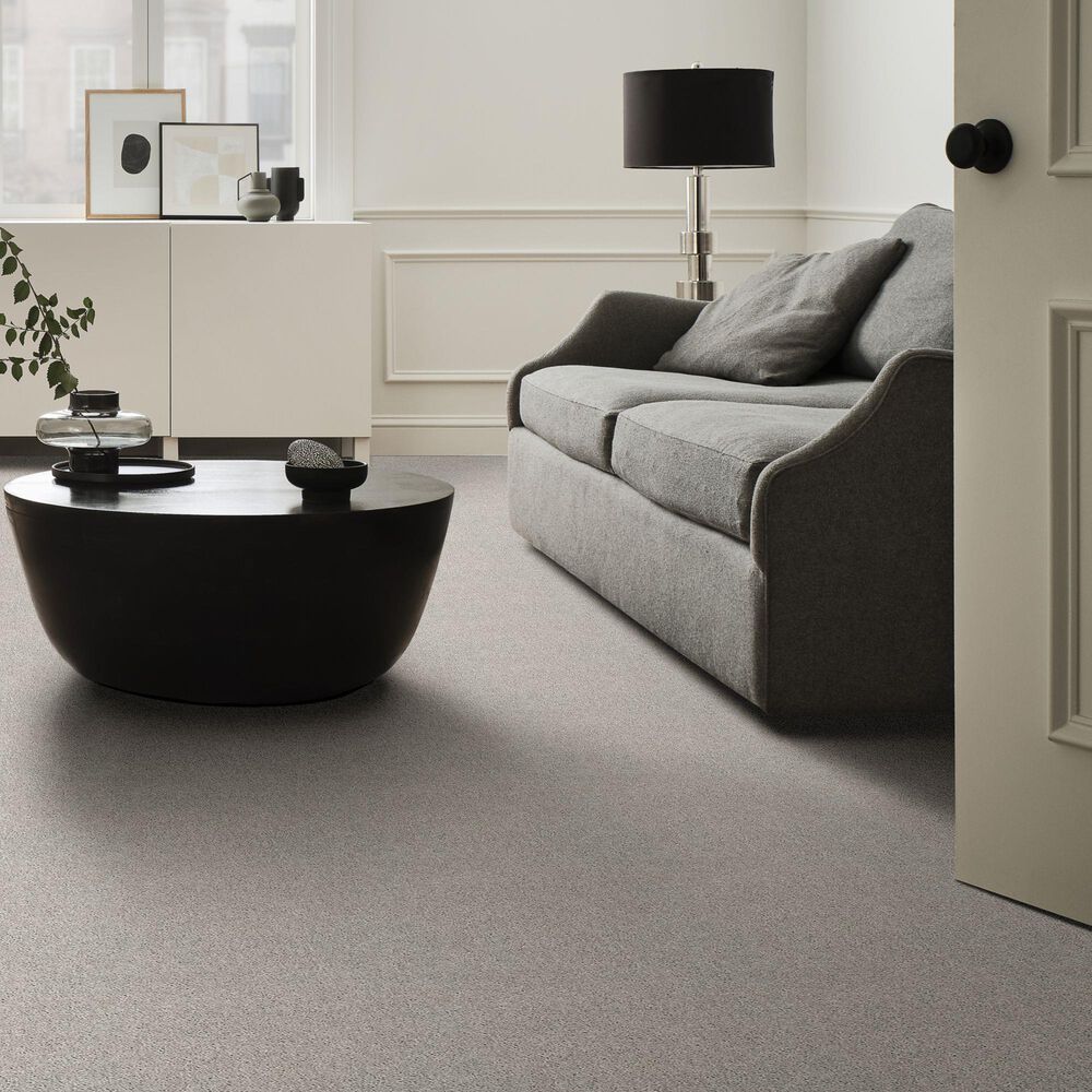 Shaw Cabana Bay Solid Carpet in Weathered, , large