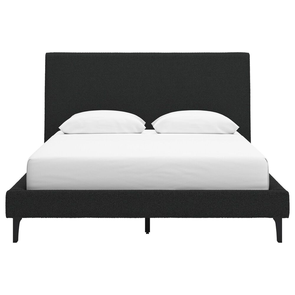 Ashley Cadmori Queen Upholstered Bed in Black, , large