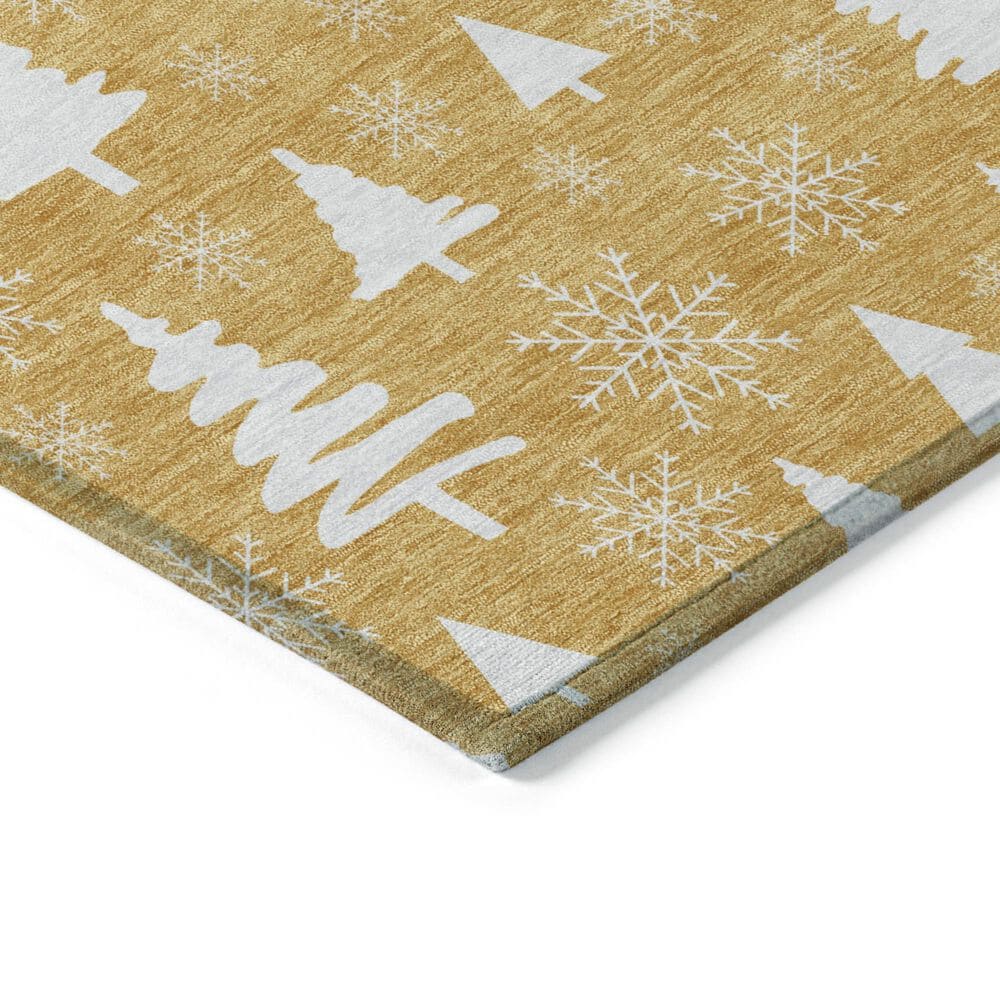 Dalyn Rug Company Wonderland WN23 3&#39; x 5&#39; Gold Indoor/Outdoor Area Rug, , large