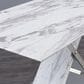 Global Furniture USA Dining Table in Light Grey Silver Marble, , large