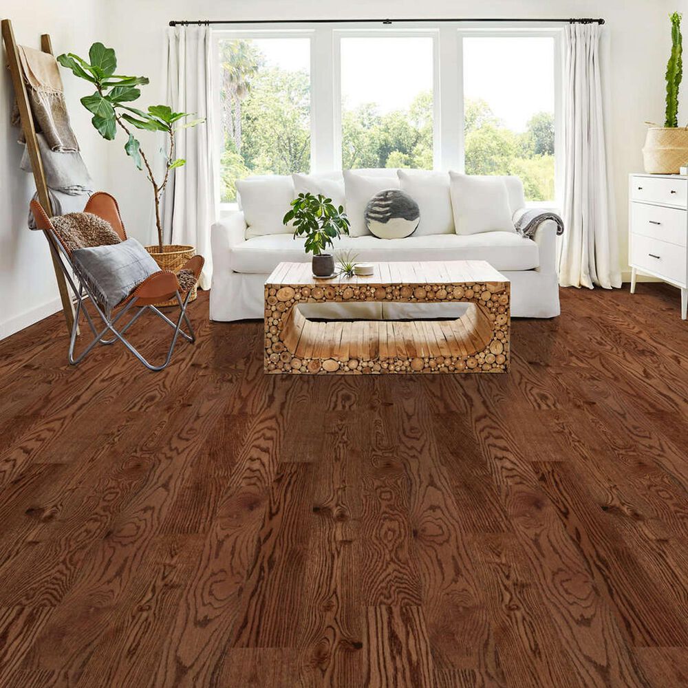 Shaw Lineage 5" Saddle Oak Engineered Hardwood, , large