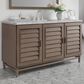 James Martin Vanities Portland 60" Single Bathroom Vanity in Whitewashed Walnut with 3 cm Eternal Jasmine Pearl Silestone Top, Rectangular Sink and FreePower Wireless Charger, , large