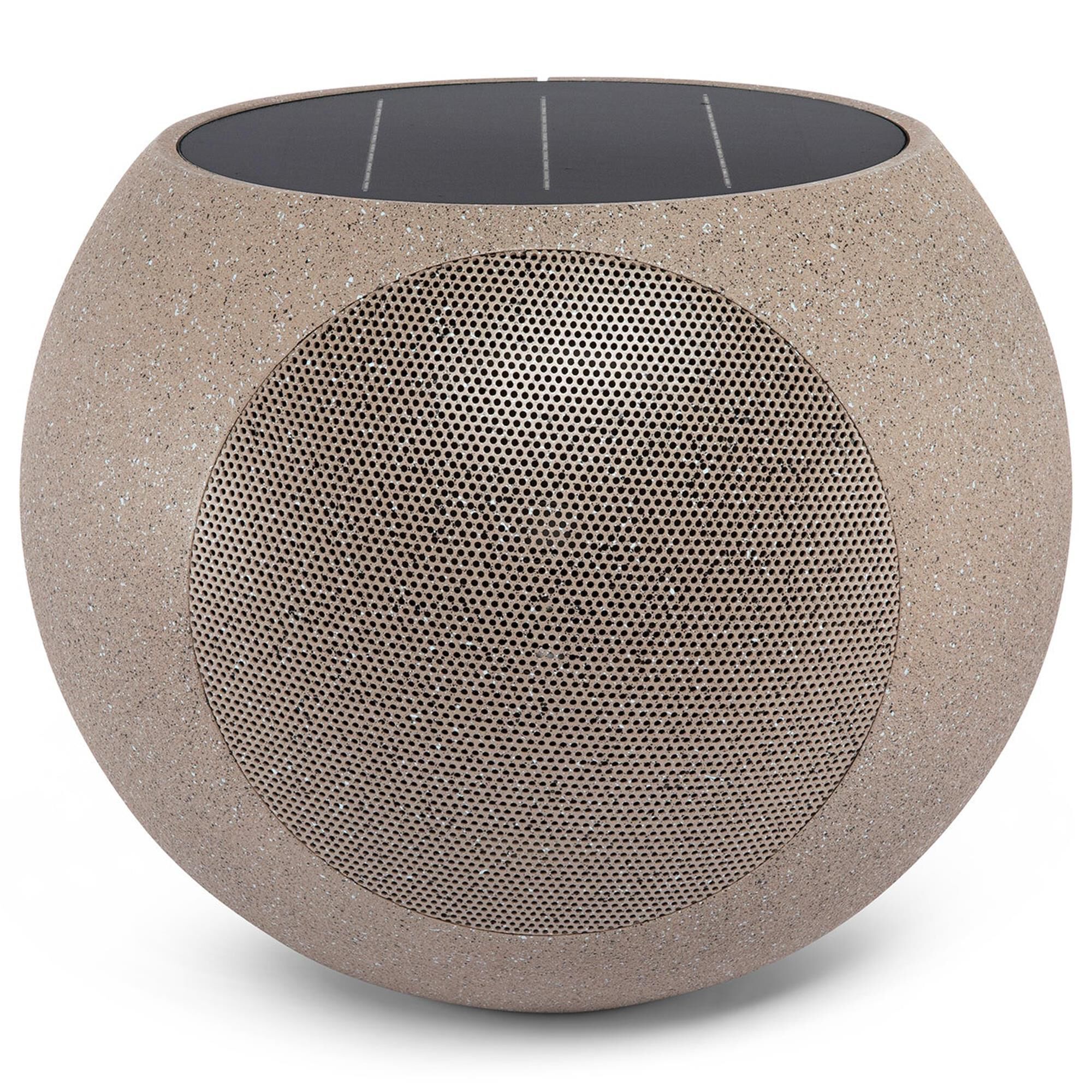 Victrola Zen Outdoor Solar Speaker with Bluetooth in Stone