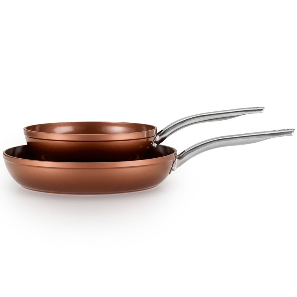 T-Fal Endura Copper 2-Piece Ceramic Pan Set , , large