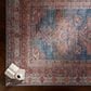 Surya Colin 5"3" x 7"3" Blue, Dusty Coral, Brick Red, Dark Brown and Cream Area Rug, , large