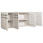 Hooker Furniture Commerce and Market Pilea 80" Entertainment Credenza in White, , large