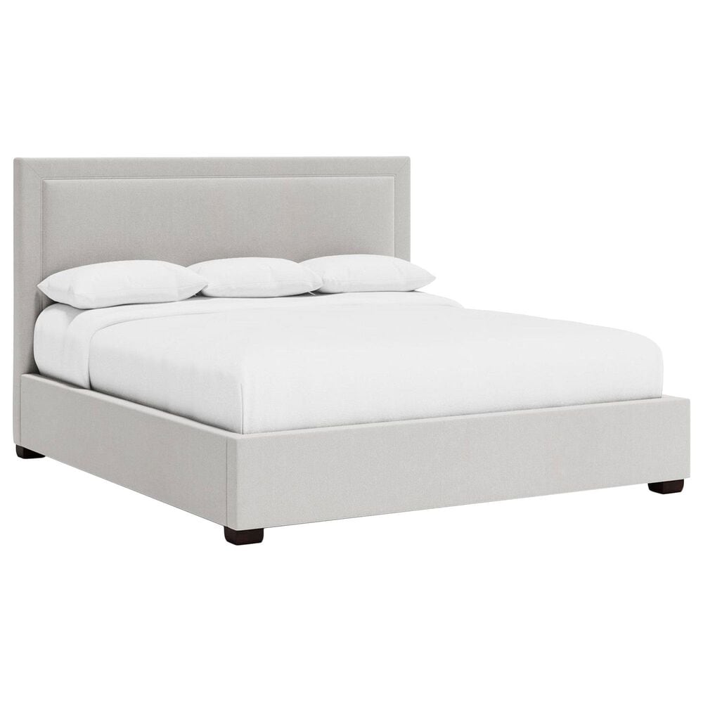 Bernhardt Morgan King Upholstered Panel Bed in Cream, , large