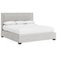 Bernhardt Morgan King Upholstered Panel Bed in Cream, , large