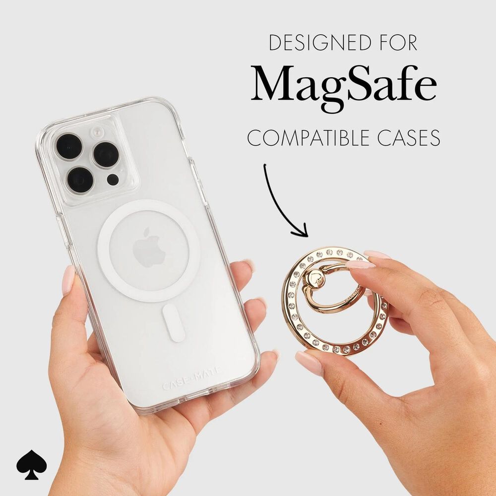 Kate Spade Magnetic MagSafe Ring Stand in Set In Stone, , large