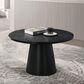 Furniture of America Halewood Round Coffee Table in Black, , large