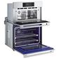 LG Studio 30" Combination Double Electric Wall Oven with Convection in Stainless Steel, , large