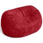 Jaxx 4" Lounger Bean Bag in Cherry, , large