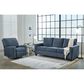 Ashley Rannis Stationary Queen Sofa Sleeper in Navy, , large