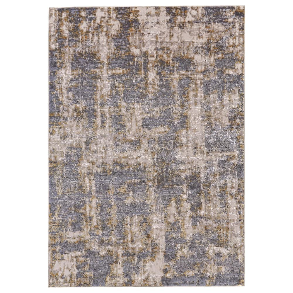 Feizy Waldor 8" x 11" Gold and Sterling Area Rug, , large
