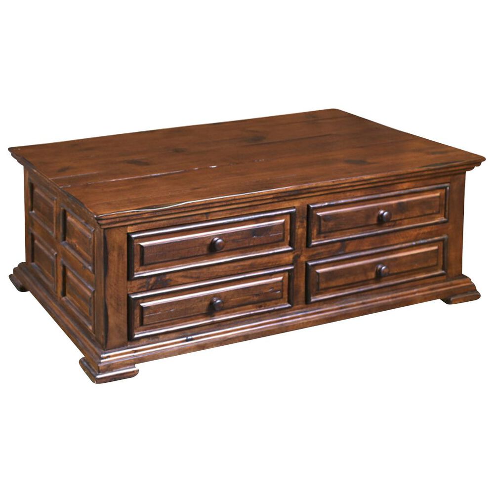 Sunset Bay Marquis Cocktail Table in Rustic Brown, , large