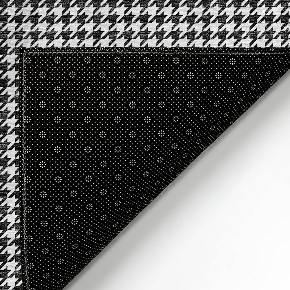 Dalyn Rug Company Hinton 2&#39;3&quot; x 10&#39; Black Indoor/Outdoor Runner, , large
