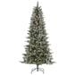 The Gerson Company Sterling 7" Natural Cut Lightly Flocked Arctic Pine with 400 UL White Lights, , large