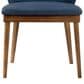 Blue River Arcadia and Juno 5-Piece 42" Dining Set with Blue Cushion in Walnut, , large