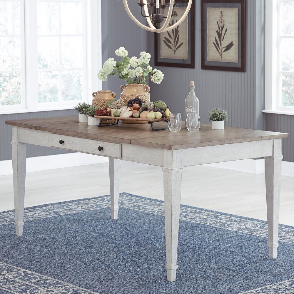Signature Design by Ashley Skempton Storage Dining Table in Beige, , large