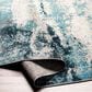 Surya Lavadora LVR2313 5"3" x 7" Ink Blue, Navy, Light Gray, Light Beige and Cream Area Rug, , large