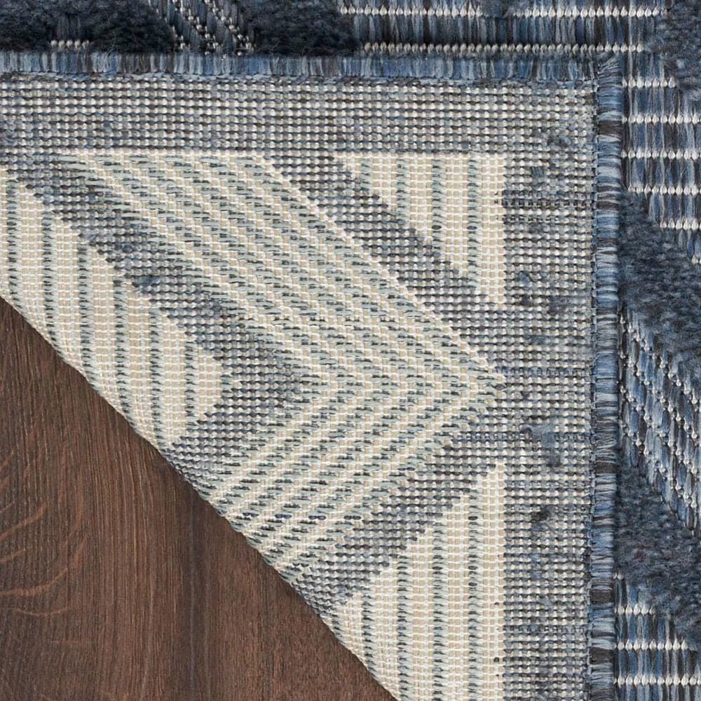 Nourison Versatile 4&#39; x 6&#39; Navy Blue Indoor/Outdoor Area Rug, , large