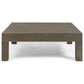 Noble House Oana 4-Piece Patio Sectional Set with White Cushion in Gray, , large