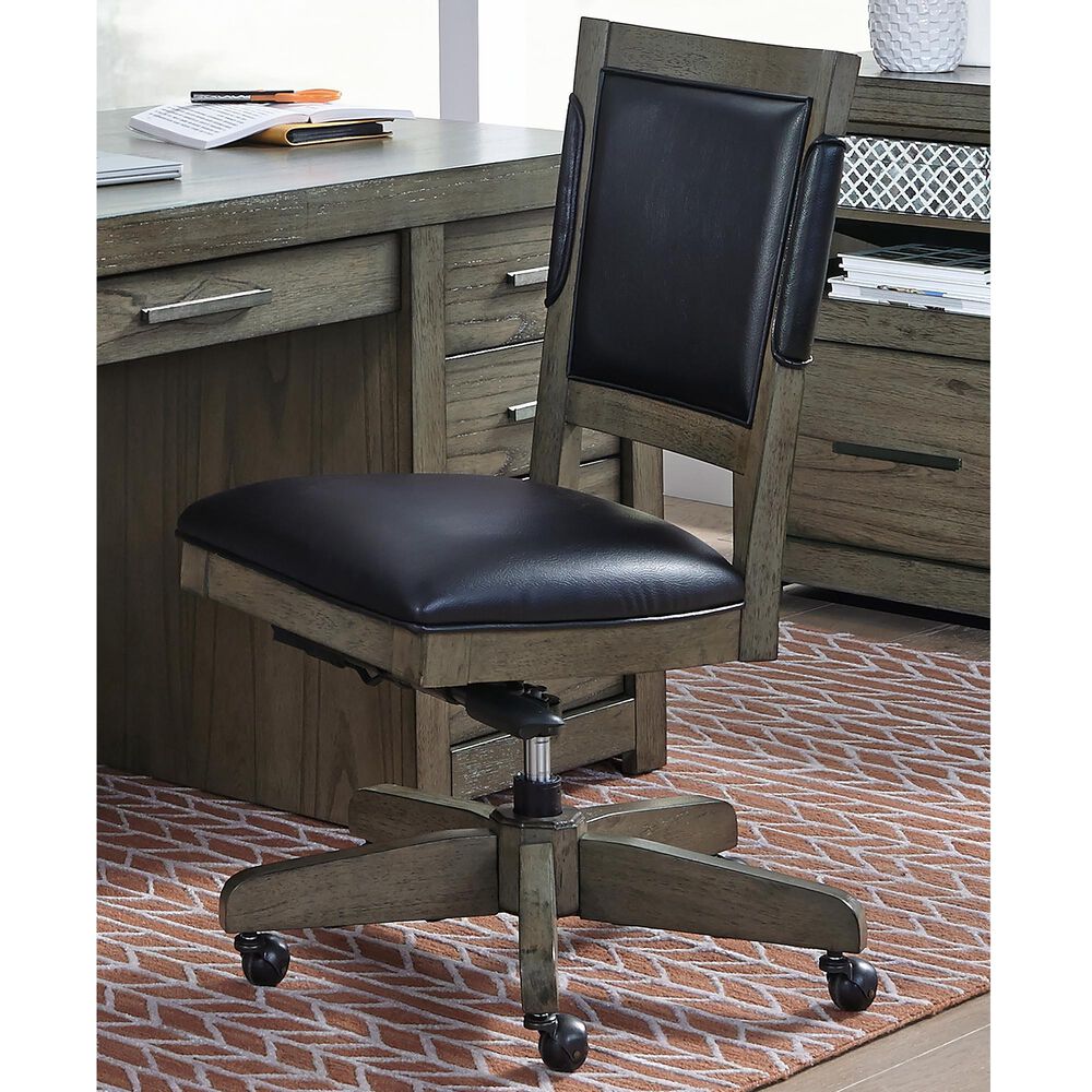 Riva Ridge Harper Point Desk Chair in Graystone, , large