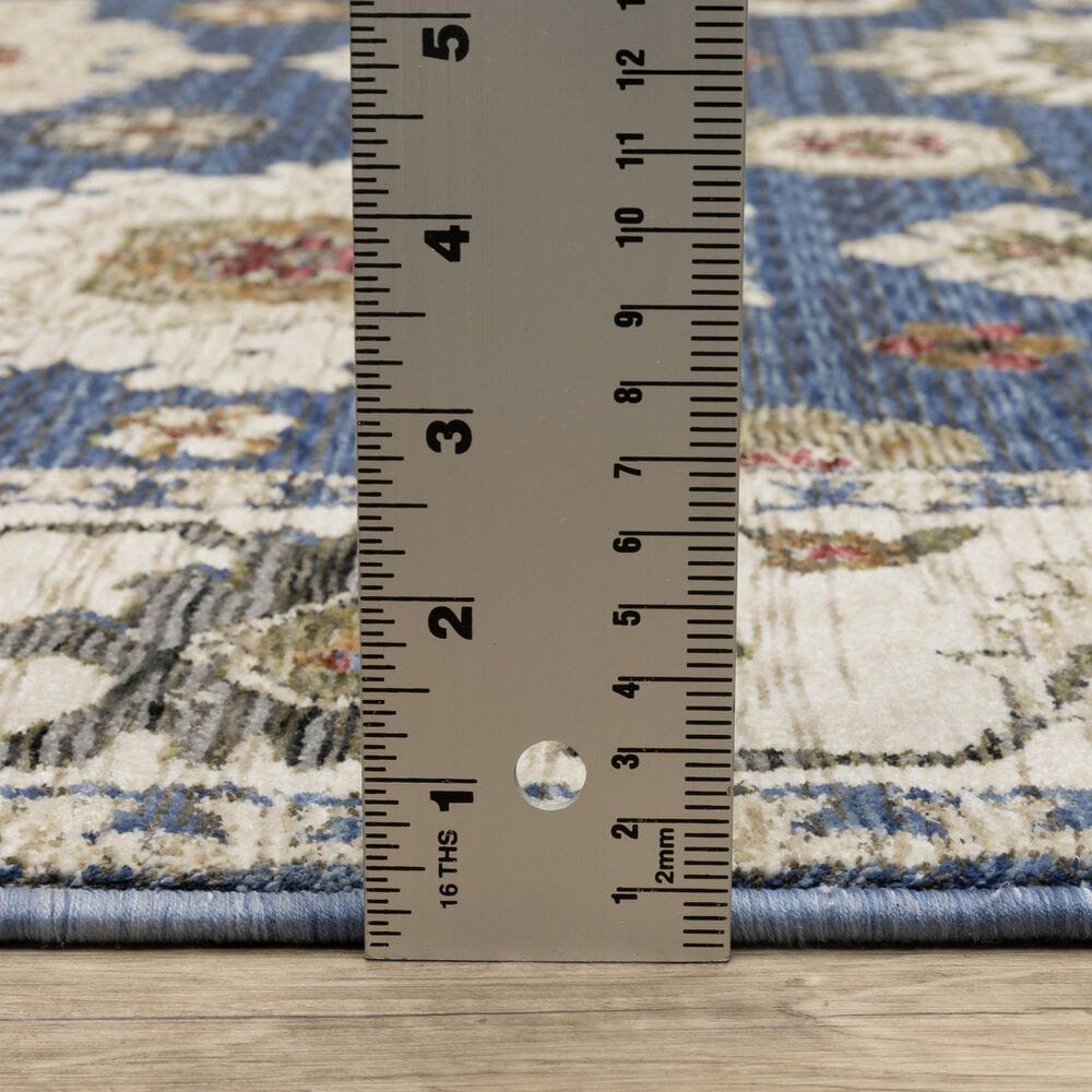 Oriental Weavers Hastings HA06Z Blue 2'3" x 7'6" Runner, , large