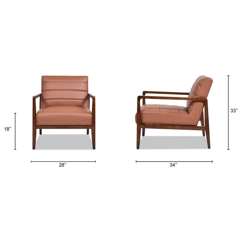 Jennifer Taylor Home Kenneth Accent Chair in Brown, , large