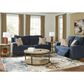 Ashley Danum Manual Reclining Sofa in Ink, , large