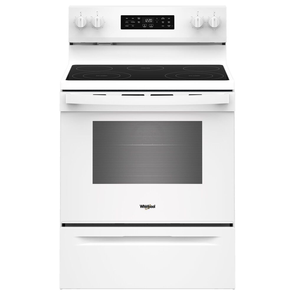 Whirlpool 5.3 Cu. Ft. Freestanding Electric Range in White, , large
