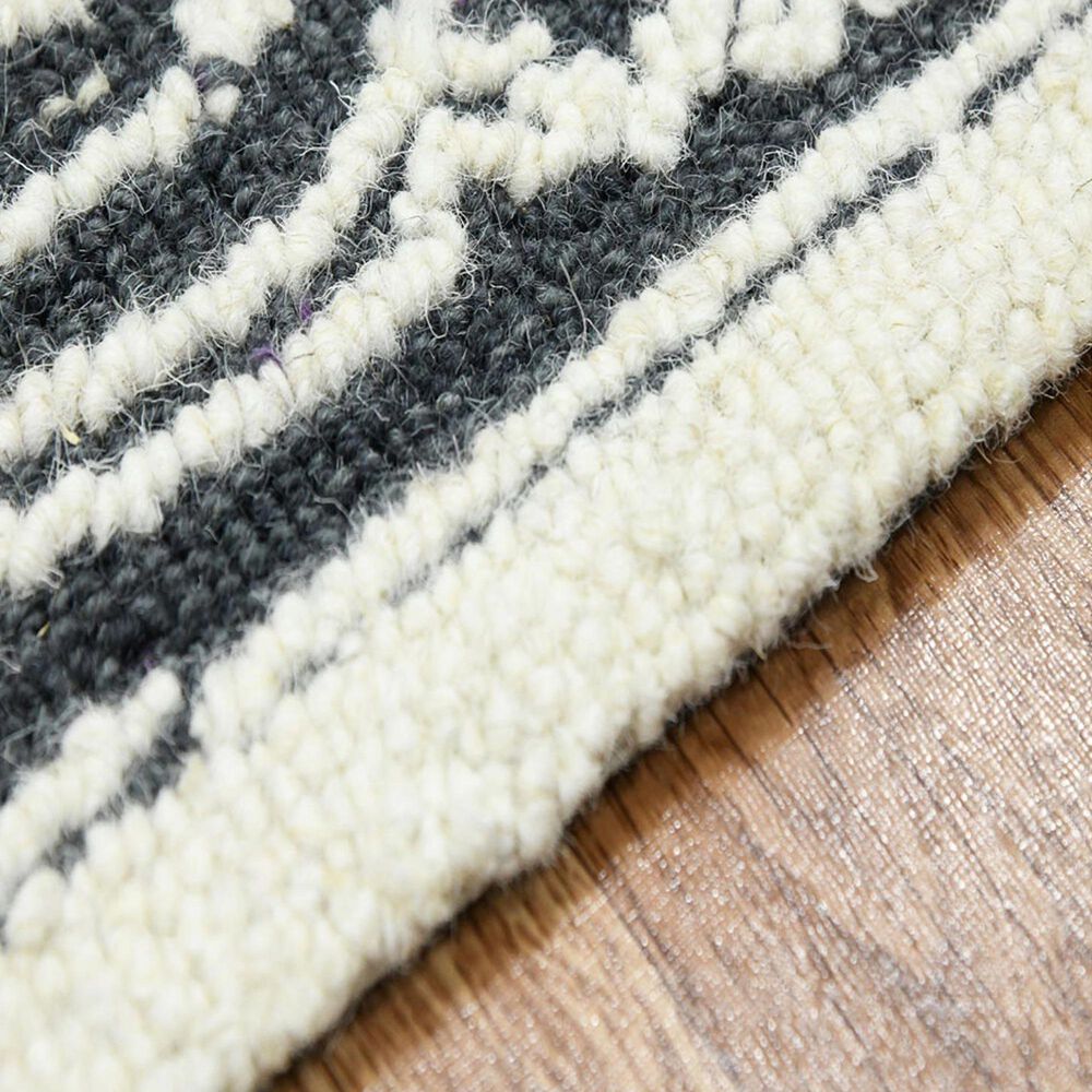 Amerr Berlin 2&#39; x 3&#39; Charcoal and White Area Rug, , large