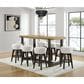 Emerald Home Furnishings Sutton Place Bar Height Dining Table in Caramel and Cocoa - Table Only, , large