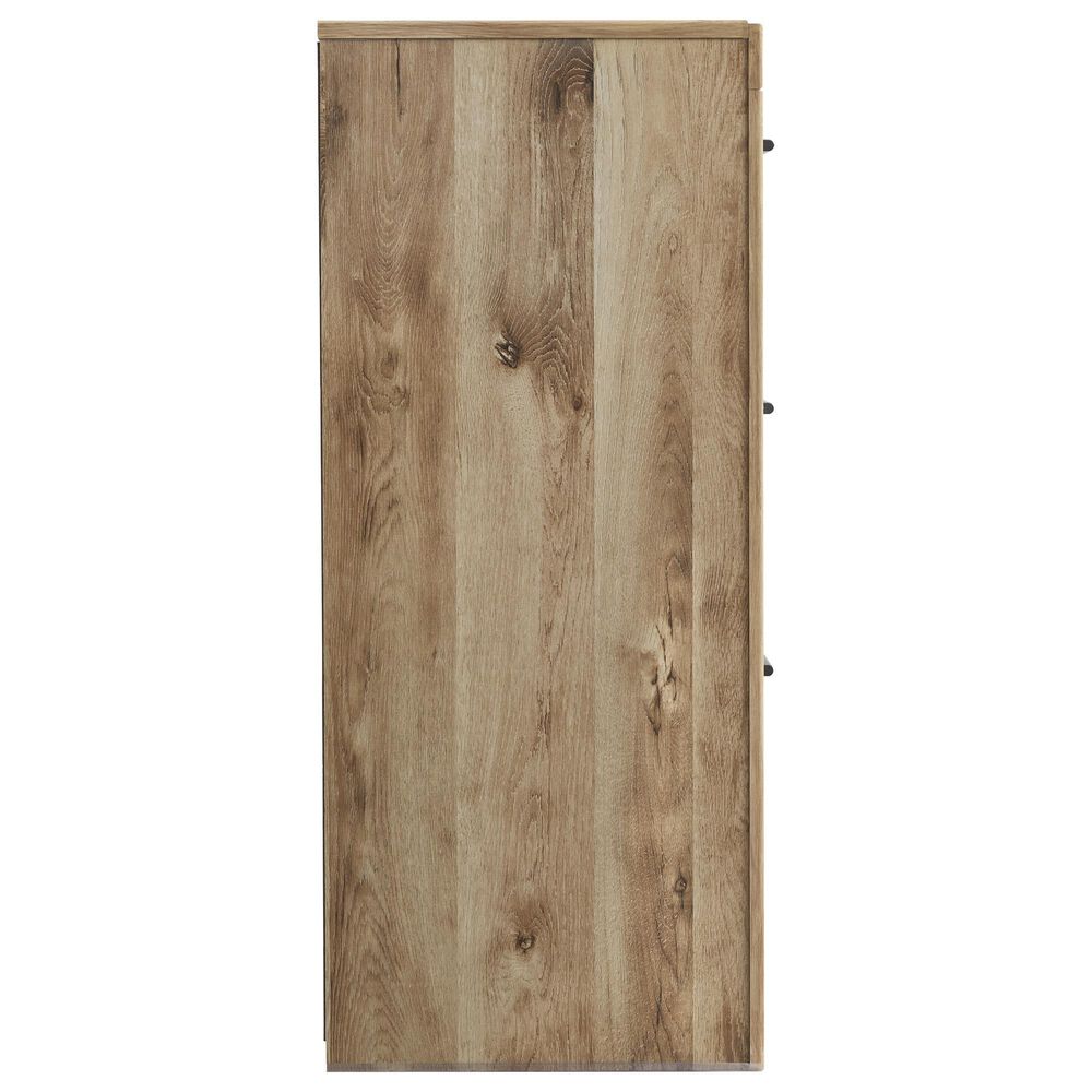 Ashley Hyanna 5-Piece King Bedroom Set in Golden Rustic, , large