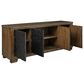 Ashley Rosswain 80" TV Stand in Warm Brown, , large