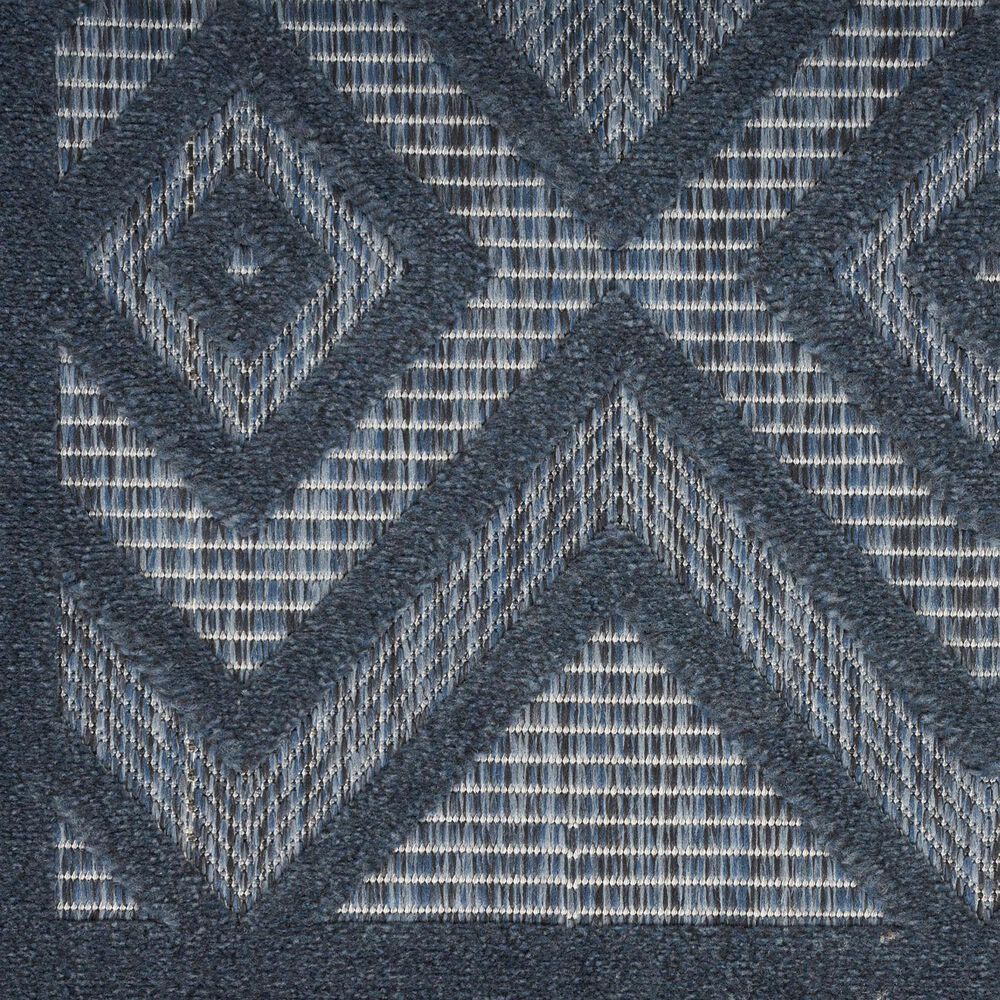 Nourison Versatile 4&#39; x 6&#39; Navy Blue Indoor/Outdoor Area Rug, , large
