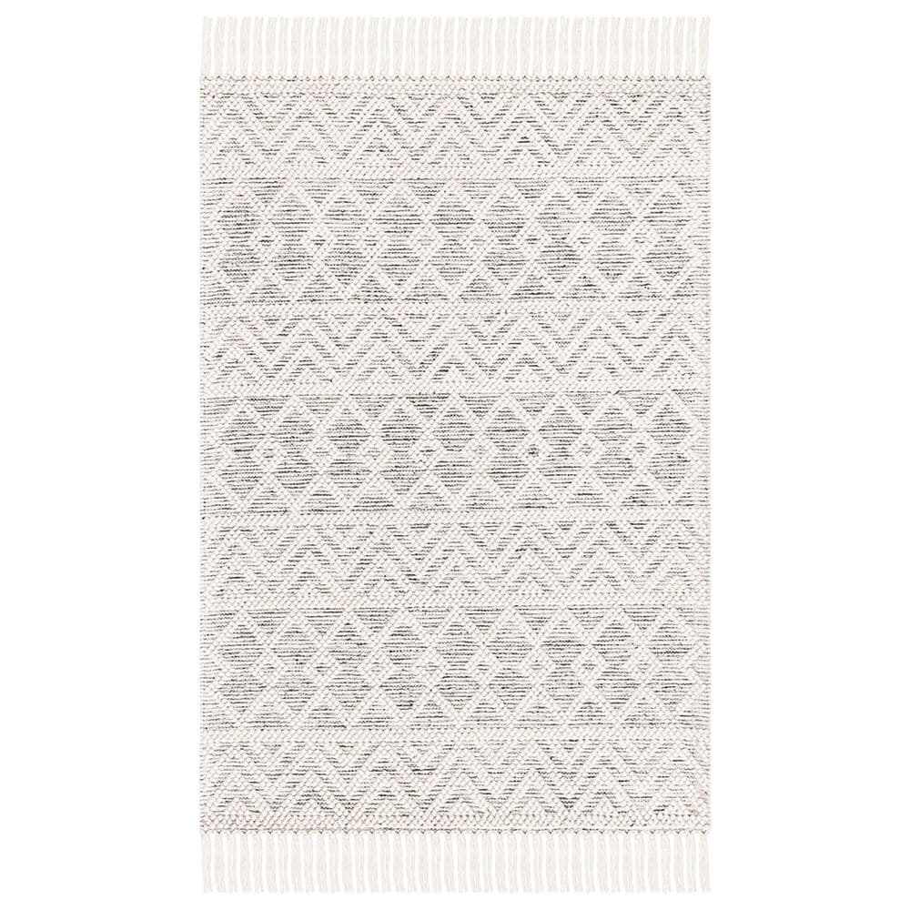 Safavieh Natura NAT353A 3" x 5" Ivory and Black Area Rug, , large