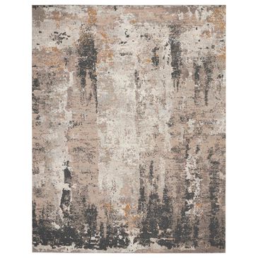 Nourison Tangra 9" x 12" Cream and Grey Area Rug, , large