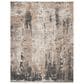 Nourison Tangra 9" x 12" Cream and Grey Area Rug, , large
