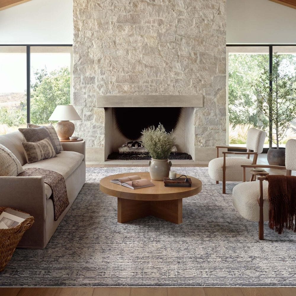 Amber Lewis x Loloi Alie 9&#39;6&quot; x 13&#39;1&quot; Charcoal and Dove Area Rug, , large