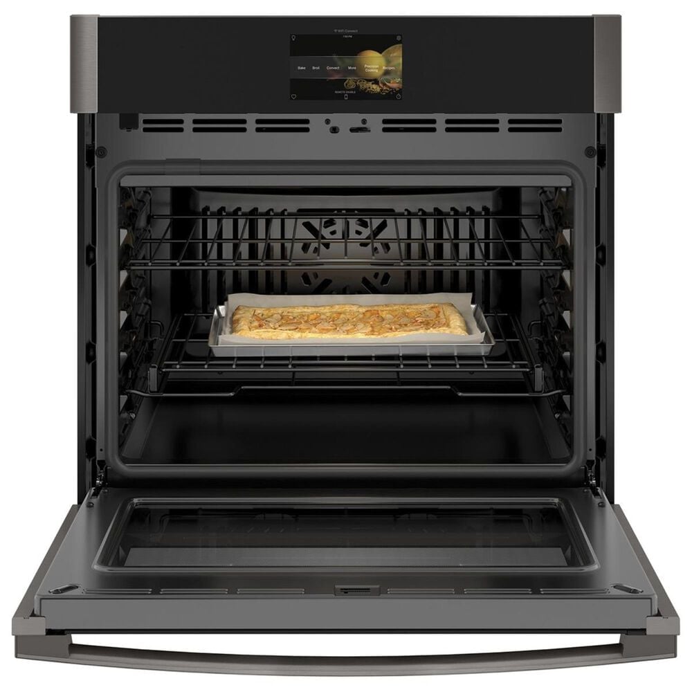 GE Profile Single Wall Oven 30" with Convection in Black Stainless Steel, , large