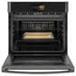 GE Profile Single Wall Oven 30" with Convection in Black Stainless Steel, , large