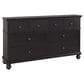 Riva Ridge Oxford 4 Piece King Panel Bedroom Set in Black, , large