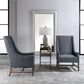 Uttermost Galiot Accent Chair in Blue and White, , large