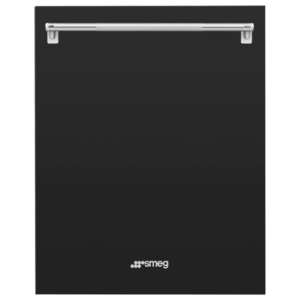 SMEG 30" Dishwasher Panel Kit with Handle in Matte Black, , large