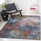 Safavieh Aria 4" x 6" Blue and Ivory Area Rug, , large