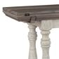 Ashley Havalance Flip-Top Sofa Table in Weathered Gray and Vintage White, , large