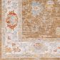 Surya Avant Garde 2"7" x 7"3" Orange, Blue and Beige Runner, , large