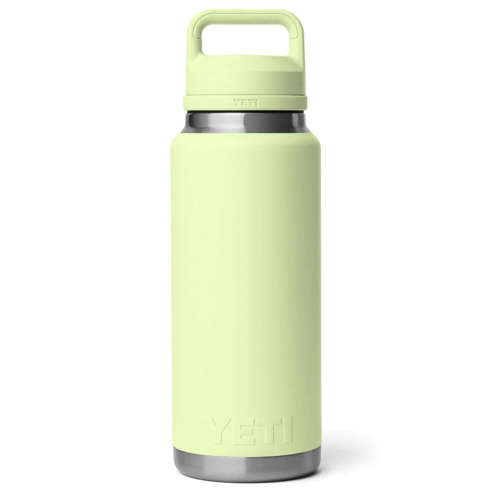 YETI Rambler 36 Oz Water Bottle with Color-Blocked Chug Cap in Grasshopper, , large