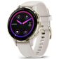 Garmin Venu 3S Smartwatch 41mm Soft Gold Stainless Steel Bezel Case with Ivory Silicone Band, , large
